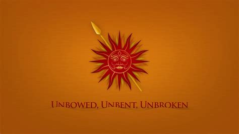 Unbowed, Unbent, Unbroken 